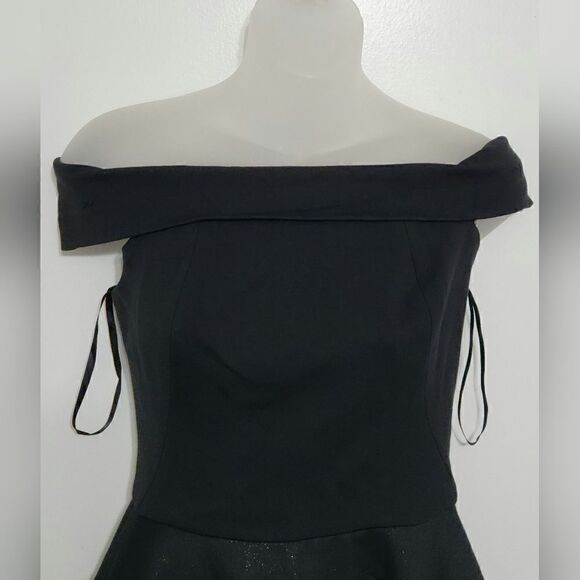 TED BAKER ADZE BARDOT METALLIC SKATER DRESSS size 1 USA XS - Picture 12 of 15